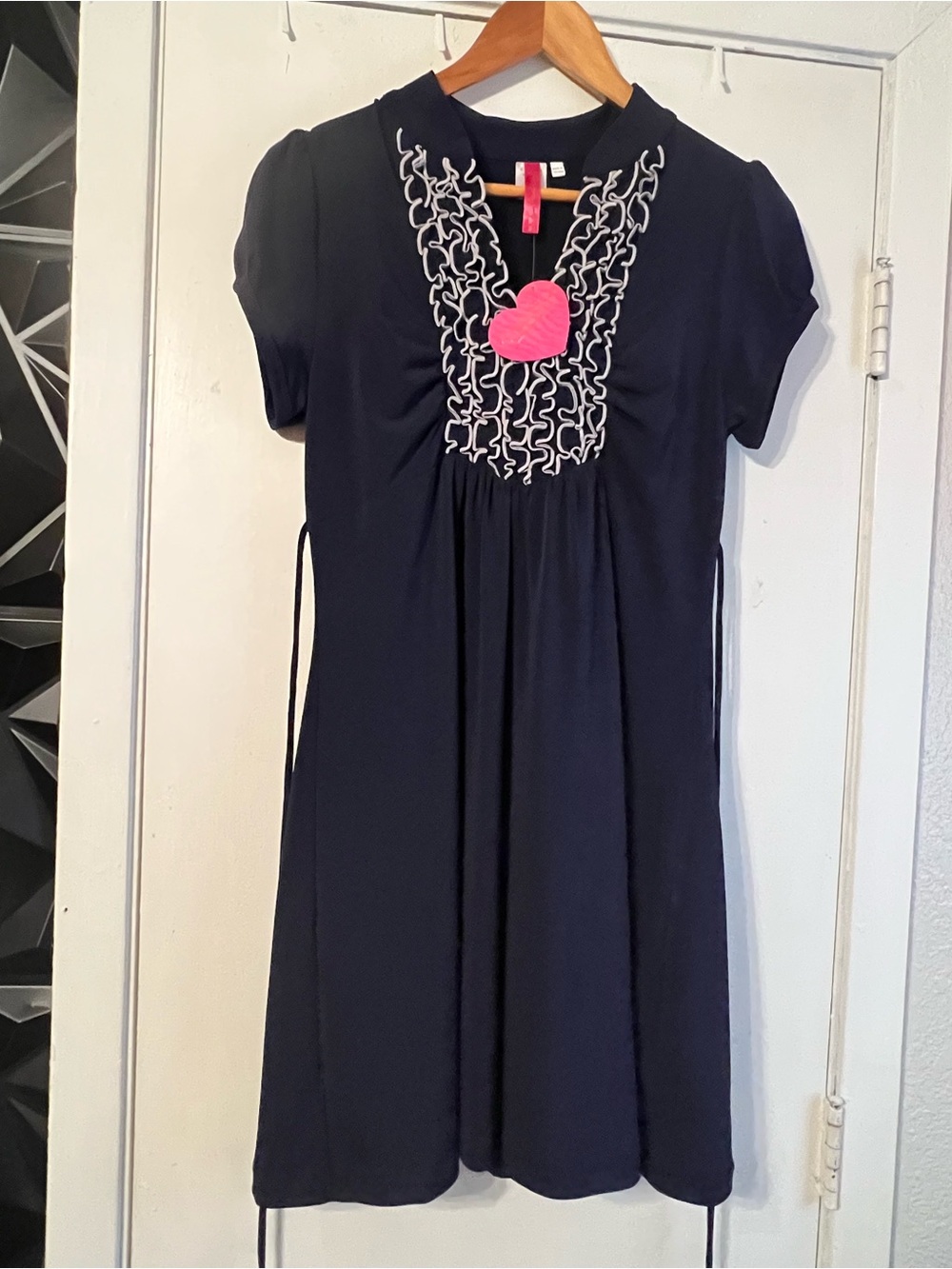 Heart & Soul Navy Short Sleeve Dress